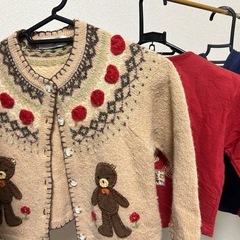 ミキハウス他　冬のガーディガン4着セットの画像