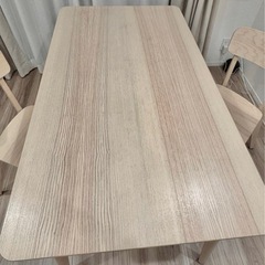 IKEA リーサボー 木製　ダイニングテーブルセットの画像