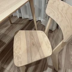 IKEA リーサボー 木製　ダイニングテーブルセットの画像