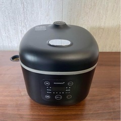 コンパクト炊飯器 OKOMEDAKI RM-204H 3合ホワイトの画像