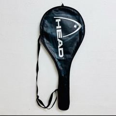 HEAD テニスラケット TITANIUM 3300 ケース付き　オレンジ　黒の画像