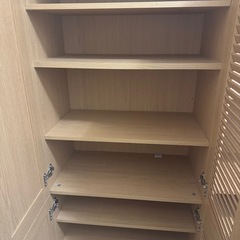  決まりました 靴箱 ミラー付き 鏡 玄関収納の画像