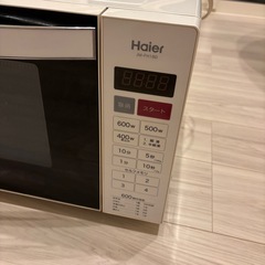 【美品】電子レンジ　Haie ハイアールの画像