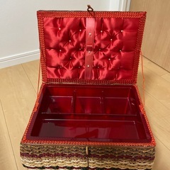 昭和レトロ裁縫箱の画像