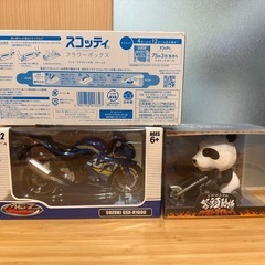 バイク　フィギュア　SUZUKIの画像