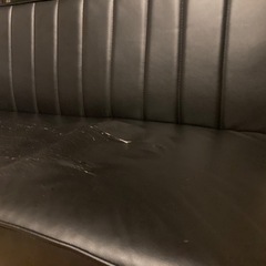 合皮ソファーあげます　の画像