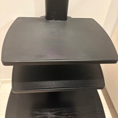 テレビスタンド　ブラックの画像