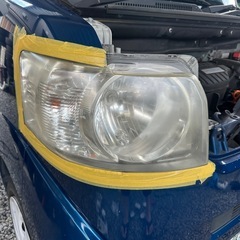 【出張OK】車のヘッドライト黄ばみ・曇り除去／ピカピカに磨きます✨