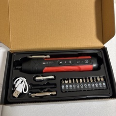 電動ドライバー 小型 充電式 逆転切り替え Type-C LEDライト 操作簡単の画像