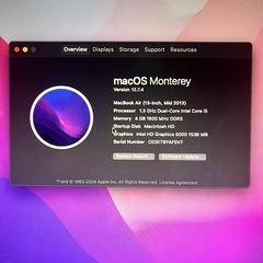 MacBook Air 2013の画像