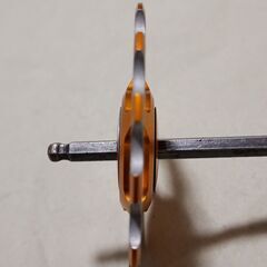 ベアリングプーリー アルミ製　ジャンク　15T ゴールドの画像
