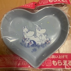 20日まで☆新品ムーミン　ハートトレー2個セットの画像