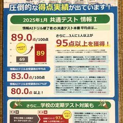 高校定期試験と大学入試センター試験対策の「情報ＡＩドリル」の画像