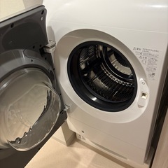 SHARPドラム式洗濯乾燥機、ES-X11B、24年製、9/17までの画像