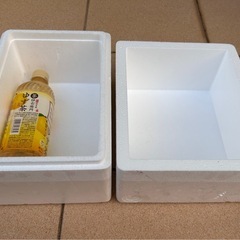 コンパクト　発泡スチロール　合計４つ　差し上げますの画像
