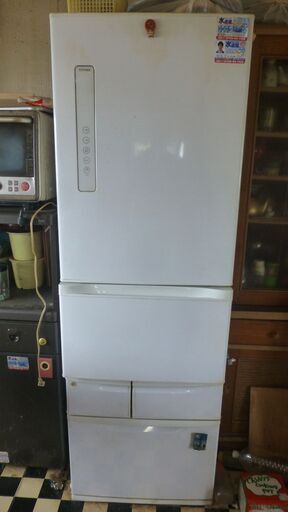 東芝ノンフロン冷凍冷蔵庫 GR-410GS（WT）2019年 411L