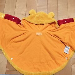 ディズニーくまのプーさん　ベビーケープ　ポンチョの画像