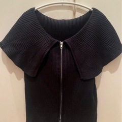 まとめ売り2点セットでお得　トップス ノースリーブ 黒の画像