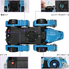 新品未使用　恐竜変身車 1台　スプレーで変身する恐竜カー おもちゃ 電動カー おもちゃの車を歌うの画像