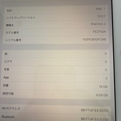 iPad mini第二世代の画像
