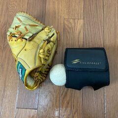 久保田スラッガー　軟式 KSN-SS-1とボール、グラブ保型ベルトセットの画像