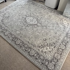 IKEA イケア ラグ パイル短 ライトグレー 133x195cm の画像