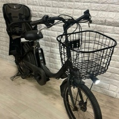 🌸美品🌸室内保管🌸ブリヂストン ビッケ 電動自転車 大容量8.1Ah 子供乗せ  🌈新基準🌈w309の画像