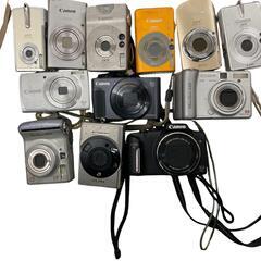 118010(15),118011(9) 現状品 canon キャノン デジタルカメラ IXY・PowerShot 24点まとめ売り [1000027758075]の画像