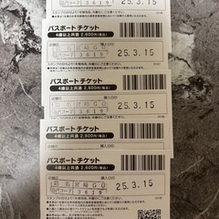 サンリオ ハーモニーランドチケット5枚の画像