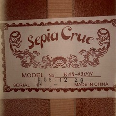 SEPIA CRUE アコースティックベース 2008年製 美品の画像