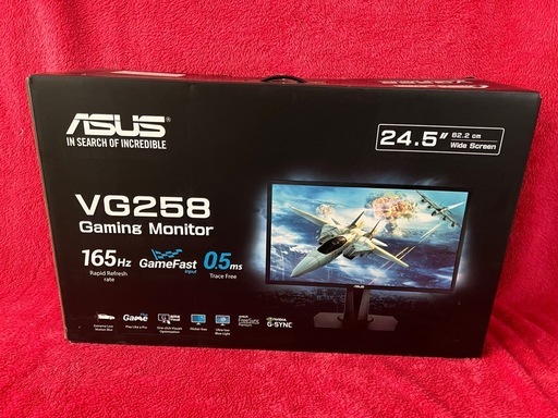 ASUSゲーミングモニター（箱付、配線、付属品付）