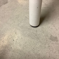 中古　無垢材の白いテーブルの画像