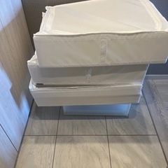 IKEA 無印　ニトリ収納グッツの画像