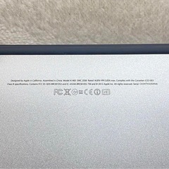 MacBook Air 2012 / 11インチ / A1465 / 64GBの画像