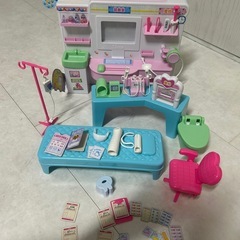 リカちゃんおかいものパーク、リカちゃん病院、リカちゃんBBQの3点セットの画像