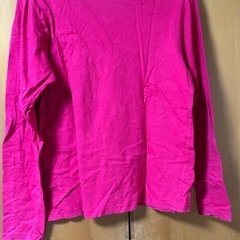 大きいサイズ　LL XL 2Lミニーマウス 長袖カットソー ピンク　綿100%の画像