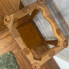 大理石コンソール木製の画像