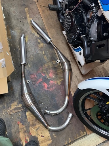 RZ250 R350 クロスチャンバー マフラー YAMAHA