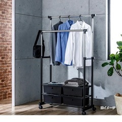 ハンガーラック 収納の画像