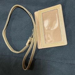 【中古】【汚れあり】ミッキーマウス型押しパスケースの画像