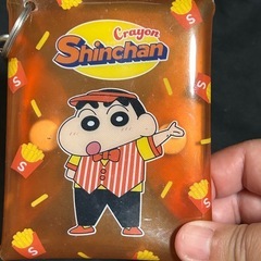 【中古】クレヨンしんちゃん キーホルダー フライドポテト　コインケースの画像