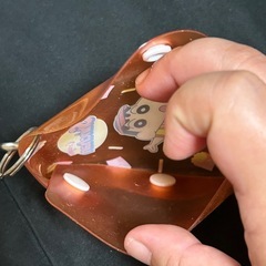 【中古】クレヨンしんちゃん キーホルダー フライドポテト　コインケースの画像