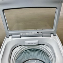 直接取引お値下げ！中古　2021年製自動洗濯機　7.0kg【AQW-GP70J:アクア】の画像