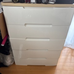 洋服タンス　チェスト　カラーボックス　➕テレビボードの画像