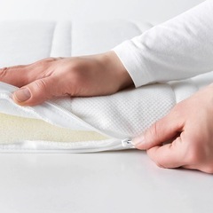 IKEA - TUDDAL トゥダール マットレストッパー(パッド) , ホワイト , 140x200 cmの画像