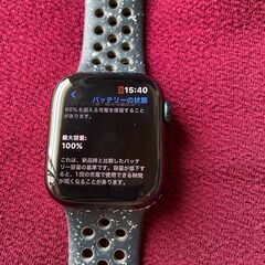 Apple Watch Series ９ GPS アルミケース NIKEスポーツ （42mm S/Mバンド）の画像