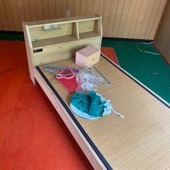 畳　シングルベッド　木製　ベッド台の画像