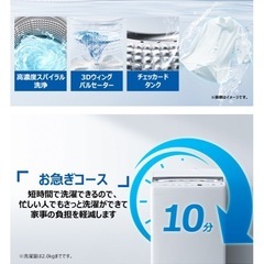 中古 Haier 洗濯機 7kg 2025年製 50/60HZの画像