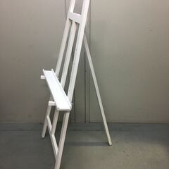A4268　未使用　木製　イーゼル　スタンド　130㎝　高さ調節可能　スケッチ　 デッサン　看板　展示　装飾　ウェルカムボードの画像