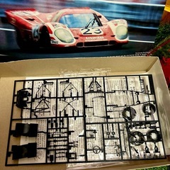 【プラモデル】FUJIMI ポルシェ917K／ル・マン優勝モデル（未組立・パーツ確認不十分）の画像